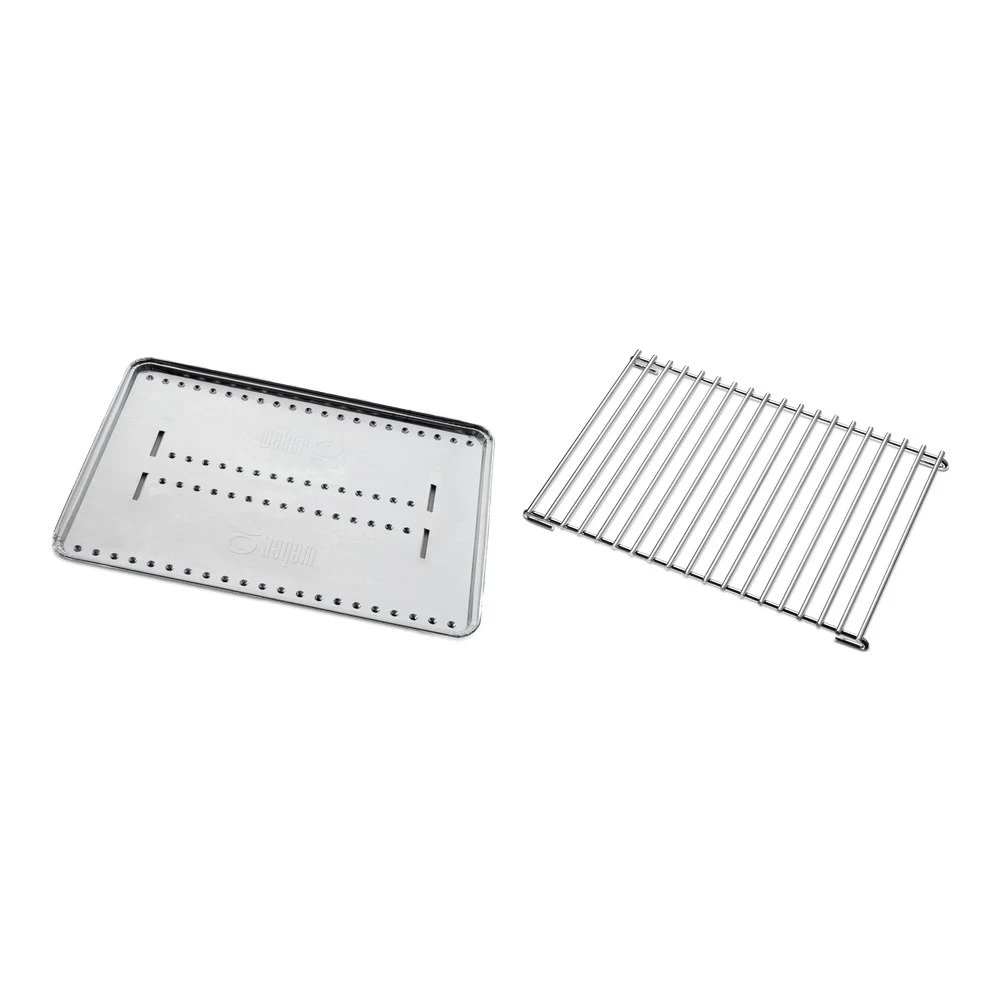 Weber Baby Q Roasting Pack - Trivet & Convection Trays 3 Weber Baby Q Roasting Pack - Trivet & Convection Trays