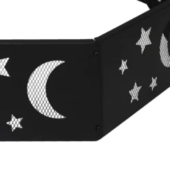 Moyasu Round Fire Pit Ring Outdoor Fireplace Camping Firepit Steel Portable 36" -AU Camping Equipment Sales wWuq0W94GwlW2hzkmk4dunnEY