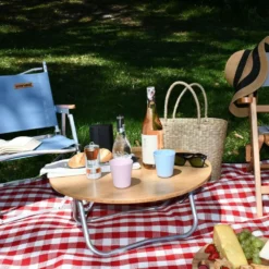 BlackWolf Round Folding Picnic Table Quick Fold Down & Set-Up, Weather-Resistant -AU Camping Equipment Sales wjfBHKrVeN7PxMdXm00NDBNdw