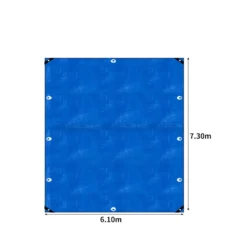 Manan Heavy Duty Tarp Tarpaulin 200GSM Camping Tent Cover Waterproof 6.1x7.3m -AU Camping Equipment Sales wlTj UPlsJETUyM JwaZmI9WQ