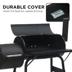 Wallaroo 2-in-1 Outdoor Barbecue Grill & Offset Smoker -AU Camping Equipment Sales xLeQCXjf1poFGtdOQRaPJEimg