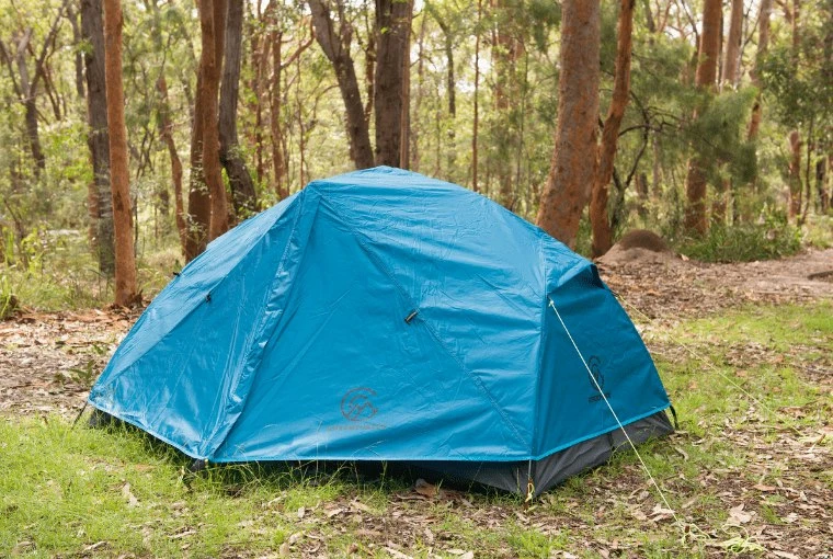 Tasman 2-Person Tent Camping Hiking Festival Pop Up Sleeping - Blue 7 Tasman 2-Person Tent Camping Hiking Festival Pop Up Sleeping - Blue - Image 5