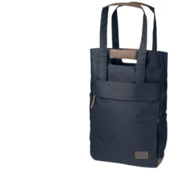 2 In 1 Jack Wolfskin Piccadilly Shoulder Bag Shopping Backpack Recycled Eco