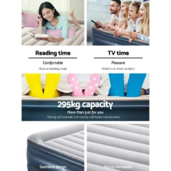 Bestway Queen Air Bed 56cm Premium Inflatable Mattress Electric Built-in Pump 12 Bestway Queen Air Bed 56cm Premium Inflatable Mattress Electric Built-in Pump -AU Camping Equipment Sales yudV JmPIV4v7mxVJi8ktc1zE