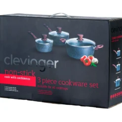 Clevinger 3 Piece Non-Stick Cookware Set 34 Clevinger 3 Piece Non-Stick Cookware Set -AU Camping Equipment Sales znjtzN85T1rQT92uA5kAKwaT0